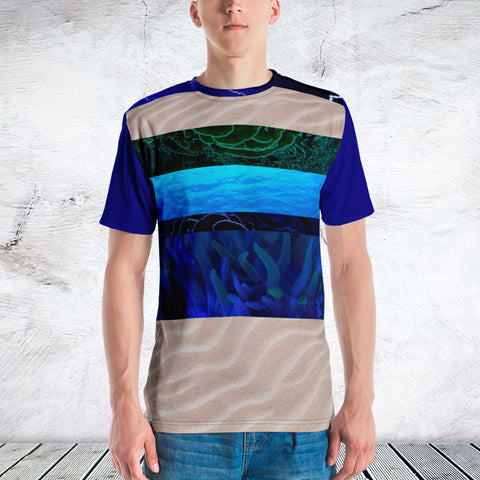 65 MCMLXV Men's Earth, Air & Sea Print T-Shirt-Tee Shirt-65mcmlxv