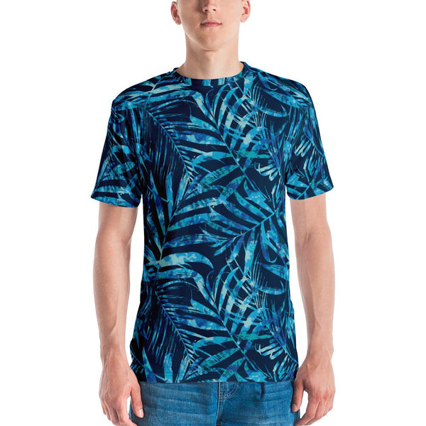 65 MCMLXV Men's Tropical Tie-Dye Leaves Print T-shirt-Tee Shirt-65mcmlxv