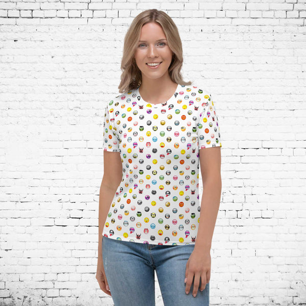 65 MCMLXV Unisex Emoji All-Over Print T-Shirt-Tee Shirt-65mcmlxv