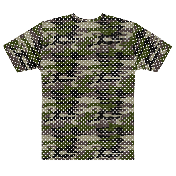 65 MCMLXV Men's Camouflage Polka Dot Print T-Shirt-Tee Shirt-65mcmlxv