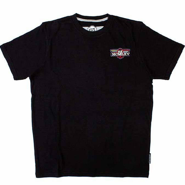65 MCMLXV Men's Vintage Logo Graphic T-Shirt In Black-Tee Shirt-65mcmlxv