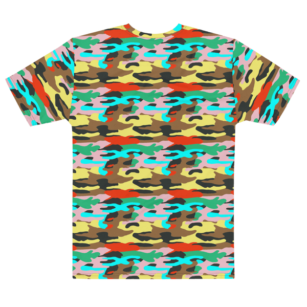 65 MCMLXV Unisex Bright Camouflage Print T-Shirt-Tee Shirt-65mcmlxv