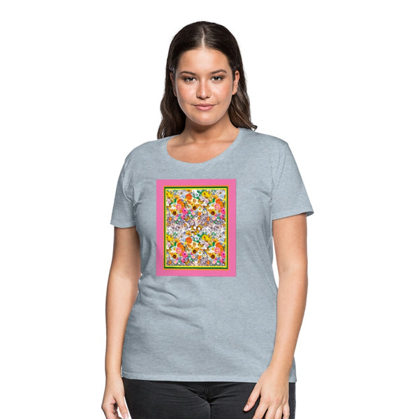 65 MCMLXV Butterflies & Flowers Women’s Premium Graphic T-Shirt-Women’s Premium T-Shirt-65mcmlxv